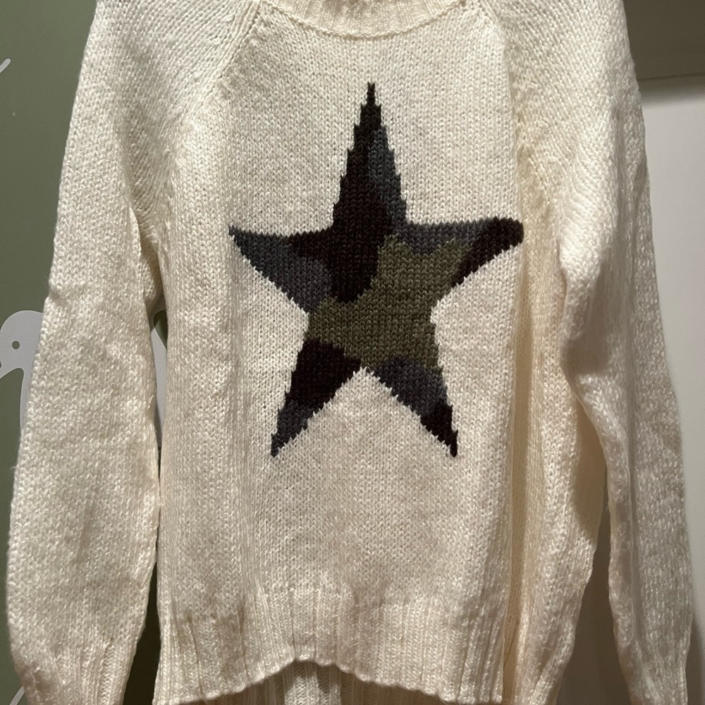 Wooden Ship star camo sweater M/L